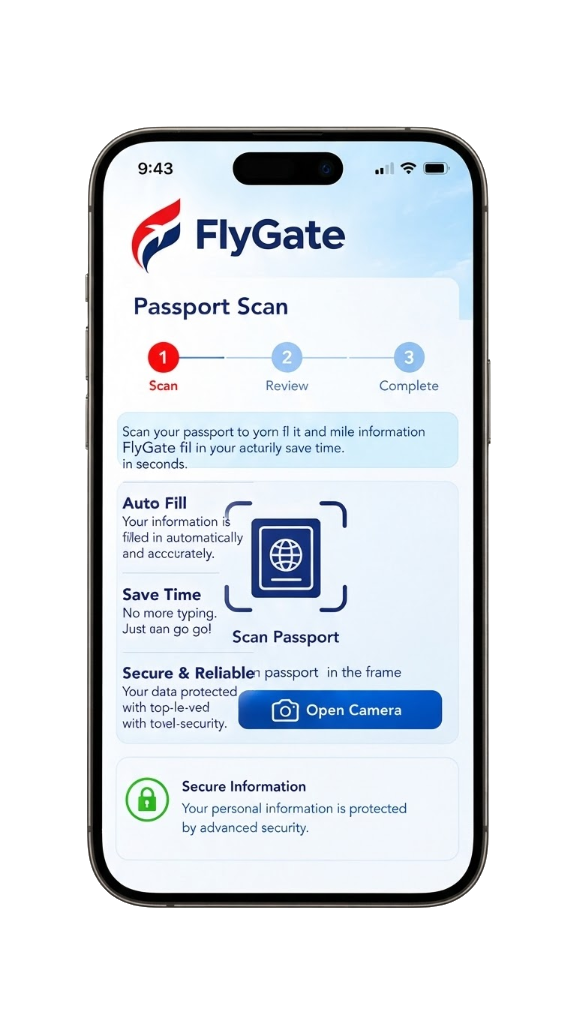 FlyGate App Preview